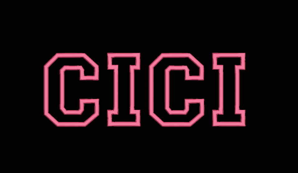 CICI Machine Embroidery Design, Digital Instant Download, 11in sizes, Includes a Repositionable hoop file.