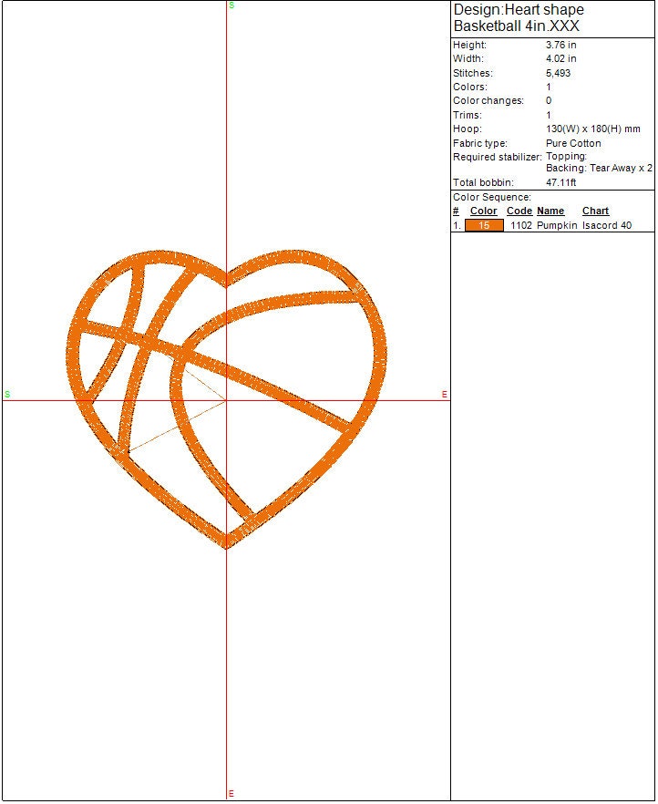 Basketball machine embroidery file Love Basketball Digital design Instant download 4 sizes