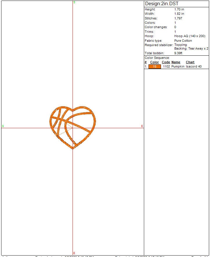 Basketball machine embroidery file Love Basketball Digital design Instant download 4 sizes