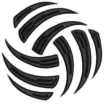 Volleyball machine embroidery file Sports Volley Ball design, Digital File Instant Download