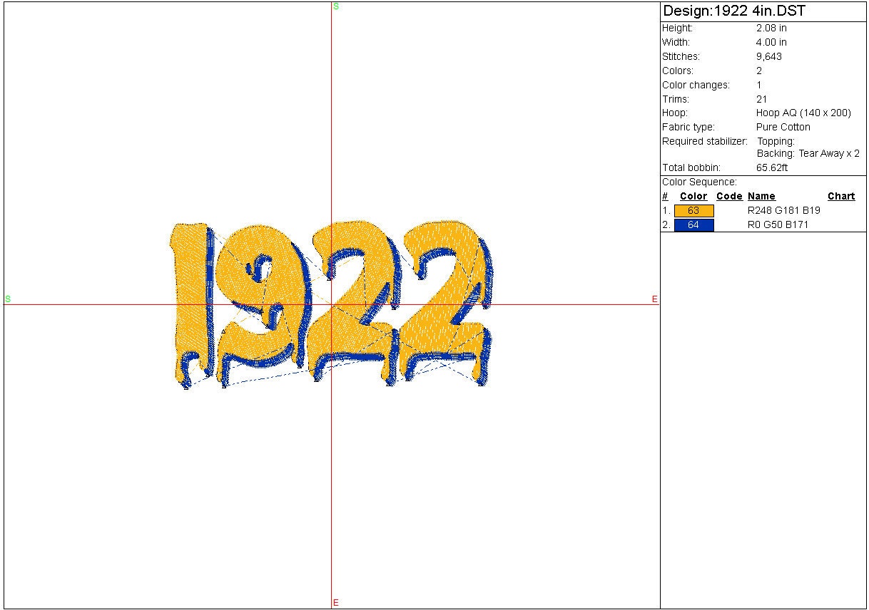 1922 Machine embroidery design, Sigma Gamma Rho Sorority, Inc, ΣΓΡ Greek Digital File Instant Download