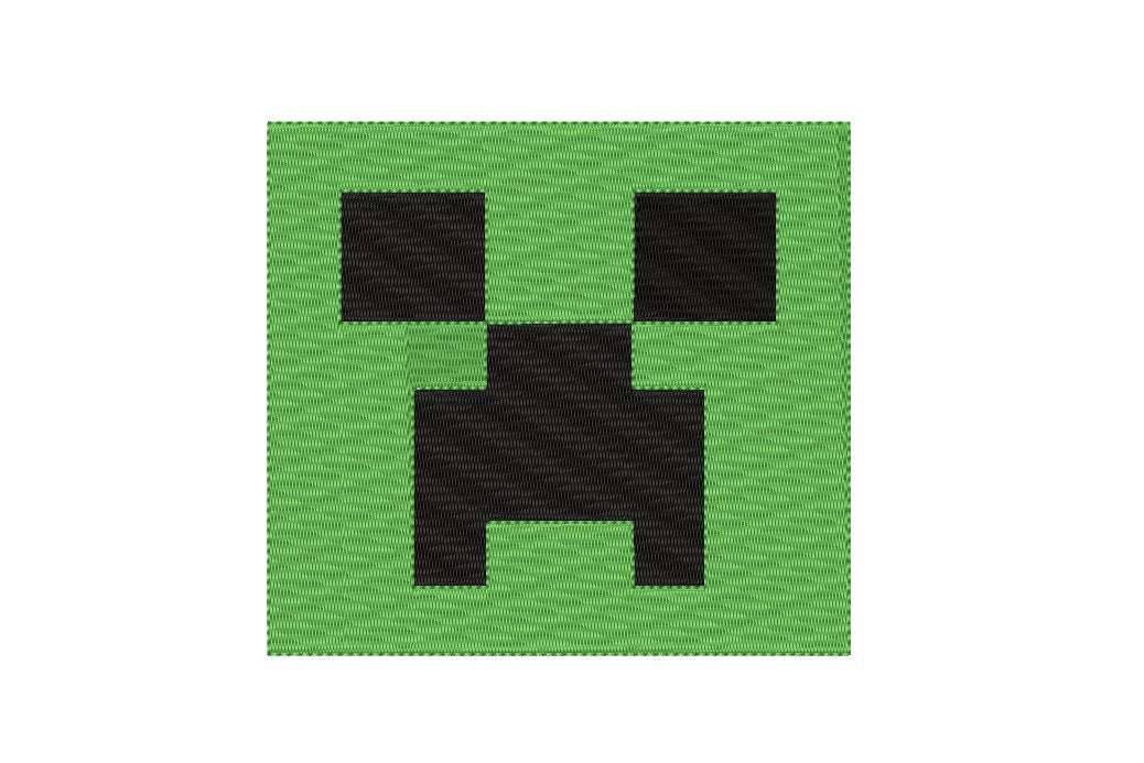 Gamer machine embroidery file design, Mine Game, creeper Digital File, craft Instant Download 6 sizes