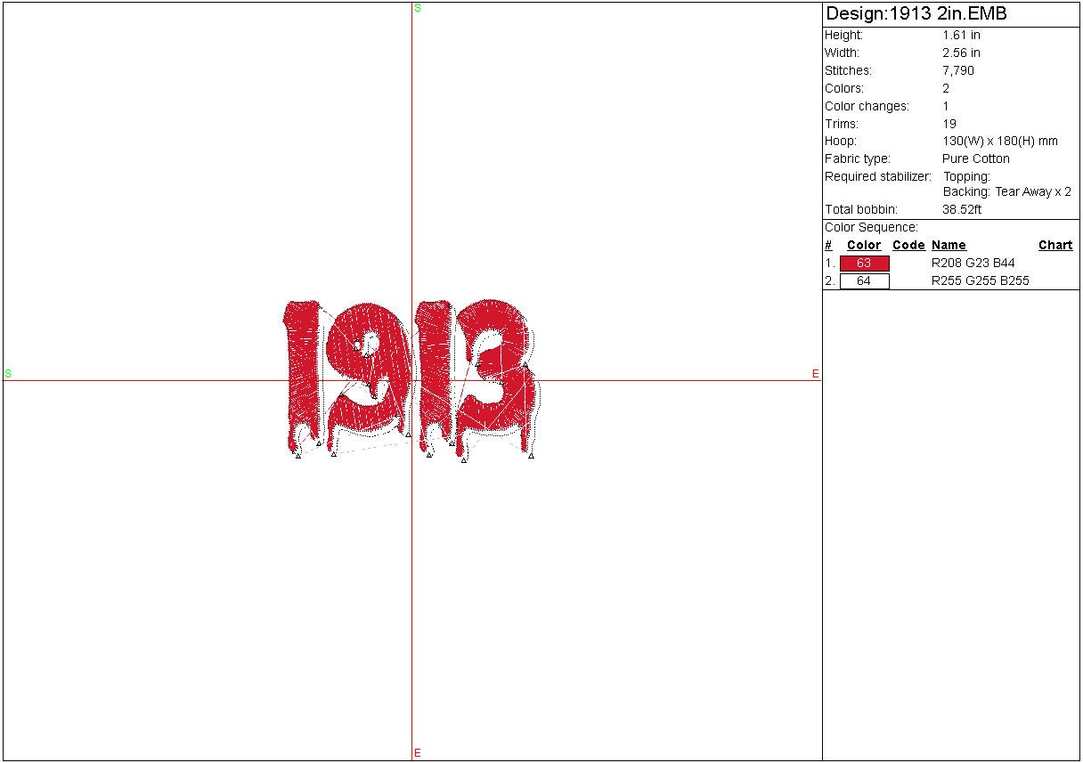 1913 machine embroidery Delta Sigma Theta Sorority file design DST Greek Digital File Instant Download