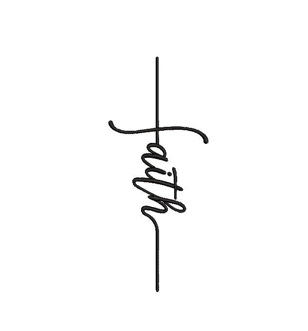 Faith, Cross, Embroidery Design, Religious, Instant Download, Digital Download