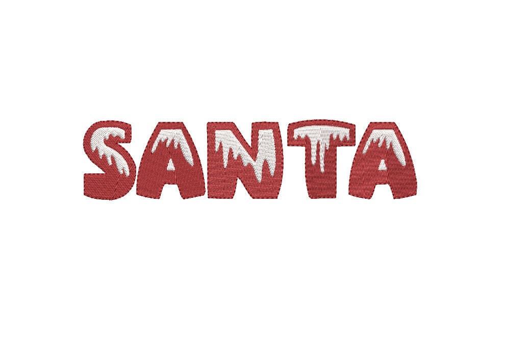 Christmas Embroidery Design, Santa Machine Embroidery File, Holiday Embroidery, Winter Christmas Digital, Instant Download 4in, 7in, 10in