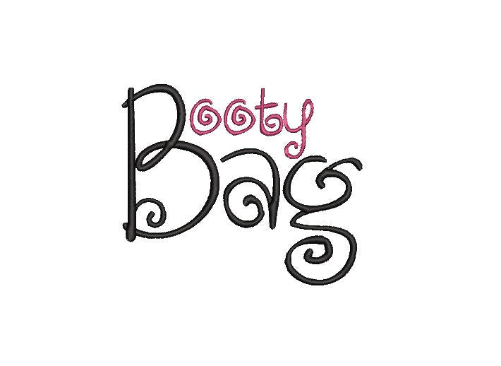 Tote machine embroidery file Bridal Shower, Booty Bag, Overnight Travel digital design Wedding Embroidery File, Instant Download