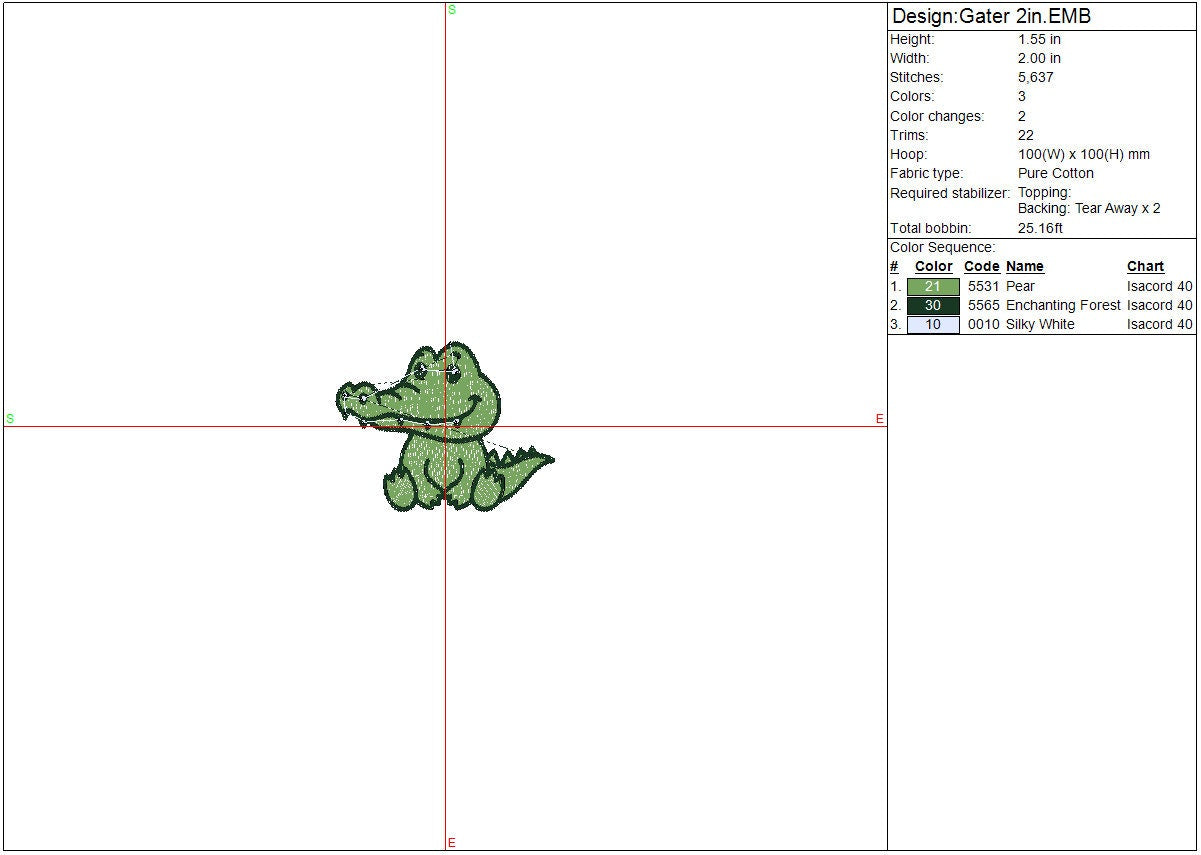 Safari Alligator Embroidery design, Animals, Kids, Boys, Girls Digital File, Instant Download