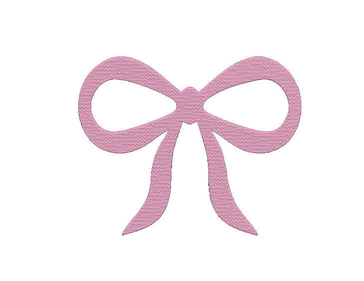 Bow machine embroidery design, Girls Bows, Digital File Instant Download 5 sizes