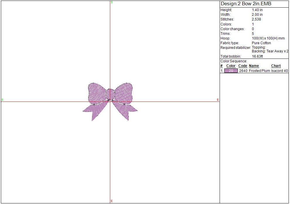 Bowtie machine embroidery design, Girls Bows, Digital File Instant Download 5 sizes