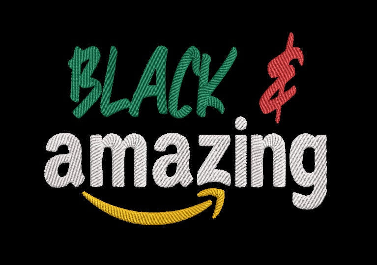 Black History Month Machine embroidery design, Juneteenth Digital File, Instant Download 7in and 10in