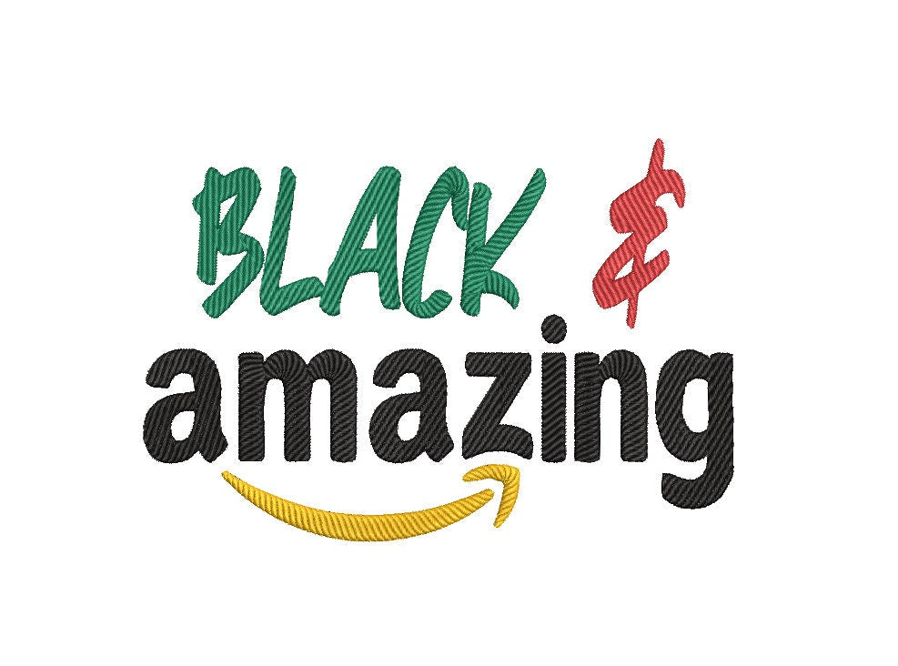 Black History Month Machine embroidery design, Juneteenth Digital File, Instant Download 7in and 10in