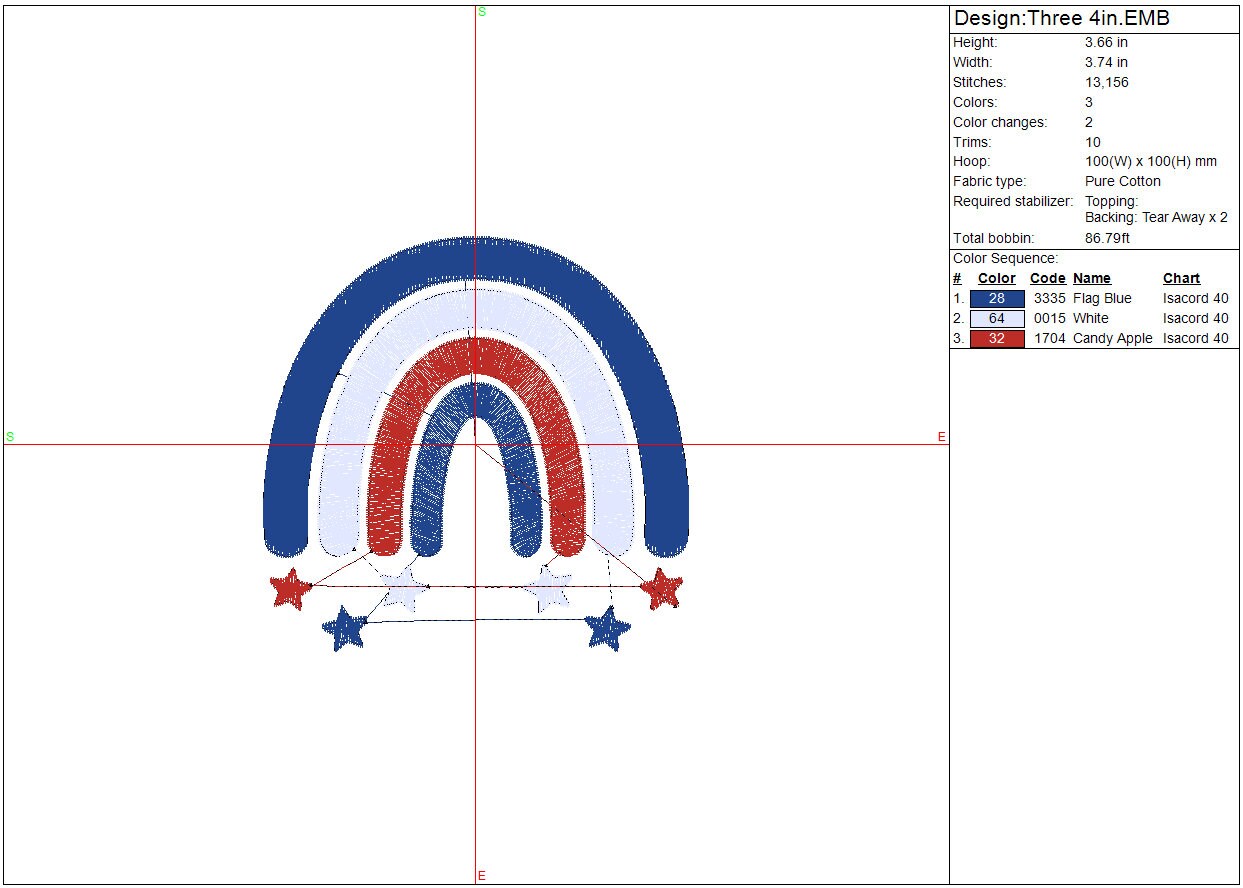 USA Hobo Rainbow machine embroidery file design, Political Digital President 2024 File Instant Download 2 sizes to fit 5x7 and 4x4 hoops