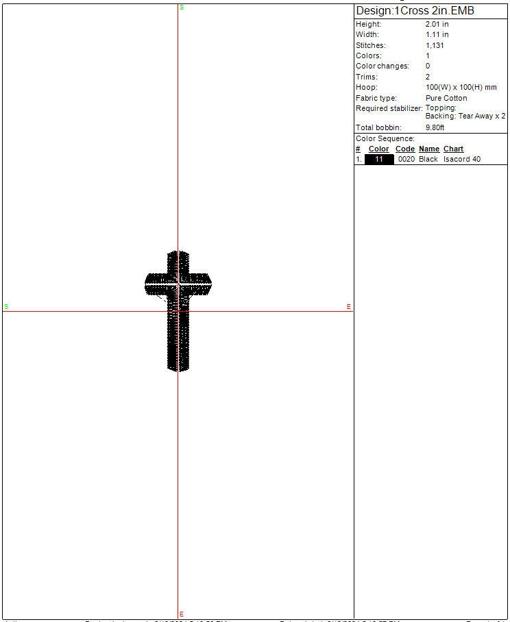 Cross Christian Machine Embroidery Design, Religious, Instant Download, Digital Download 2in, 4in, 7in