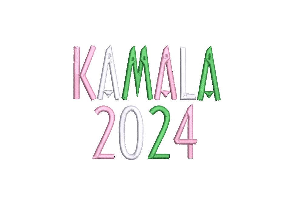Kamala Harris Embroidery Design, Political, 2024, Madam President, Instant Download, Digital Download 9in, 7in, 4in