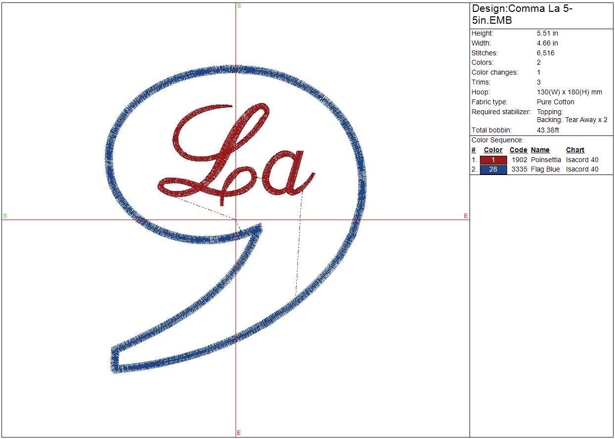Kamala Harris Embroidery Design, Political, Comma La, Instant Download, Digital Download 5in, 4in, 2in to fit 4x4 and 5x7 hoops