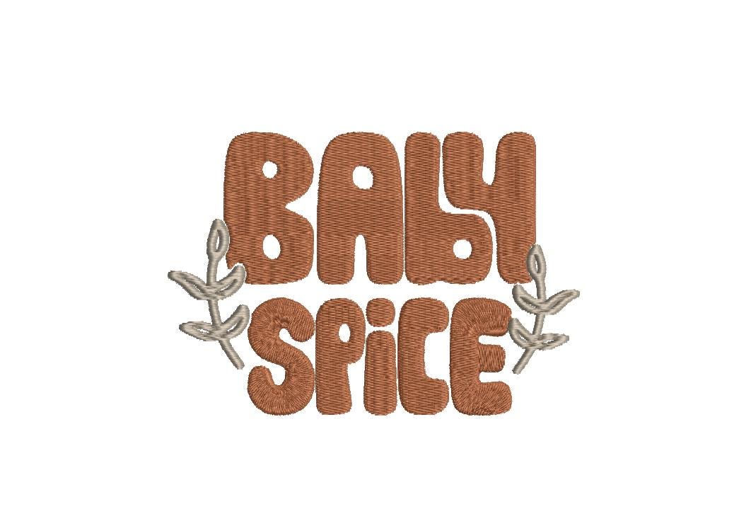 Fall Embroidery design, Baby Spice design for sweater, blankets, Thanksgiving, Autumn, kids Fall Holiday, Instant Download, 4in 5in 7in