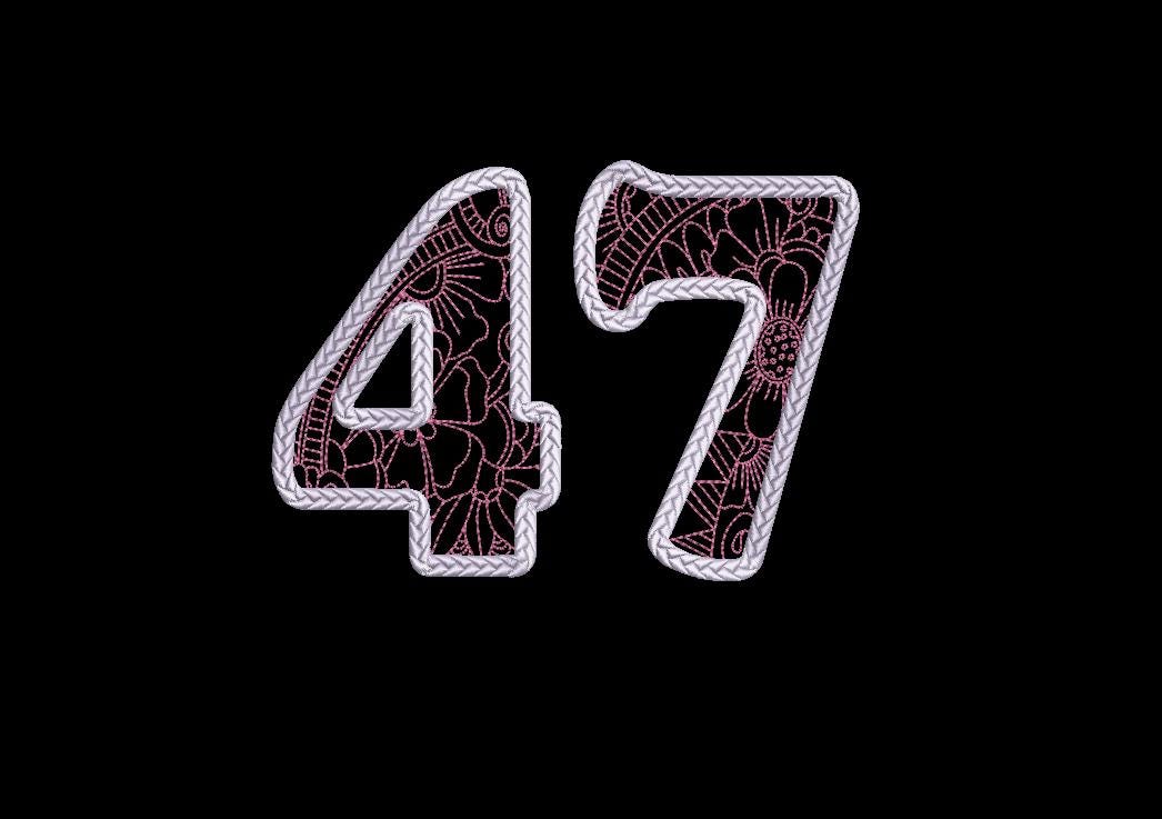 Kamala Harris Embroidery Appliqué Design, President 47, Political, Instant Download, Digital Download 7in