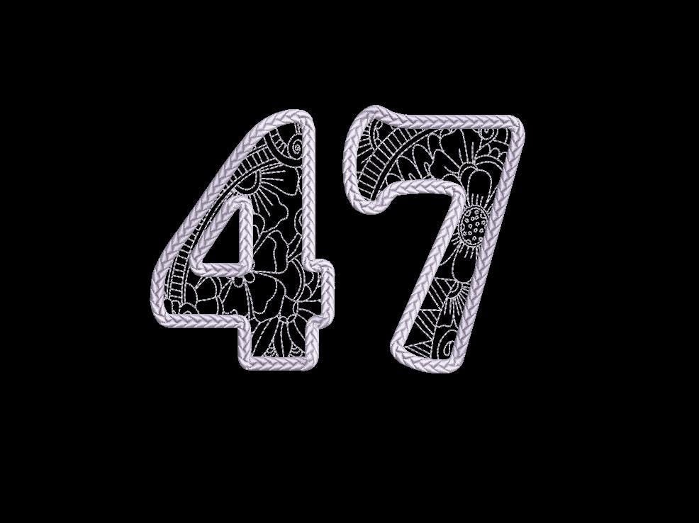Kamala Harris Embroidery Appliqué Design, President 47, Political, Instant Download, Digital Download 7in