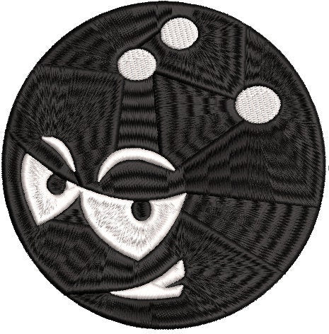 Bowling Ball machine embroidery file design Sports Digital File Instant Download 3 sizes