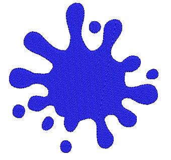 Splatter machine embroidery designs, Paint Ball Bundle, Digital Paint File, Instant Download, 8 Designs, 3 sizes each