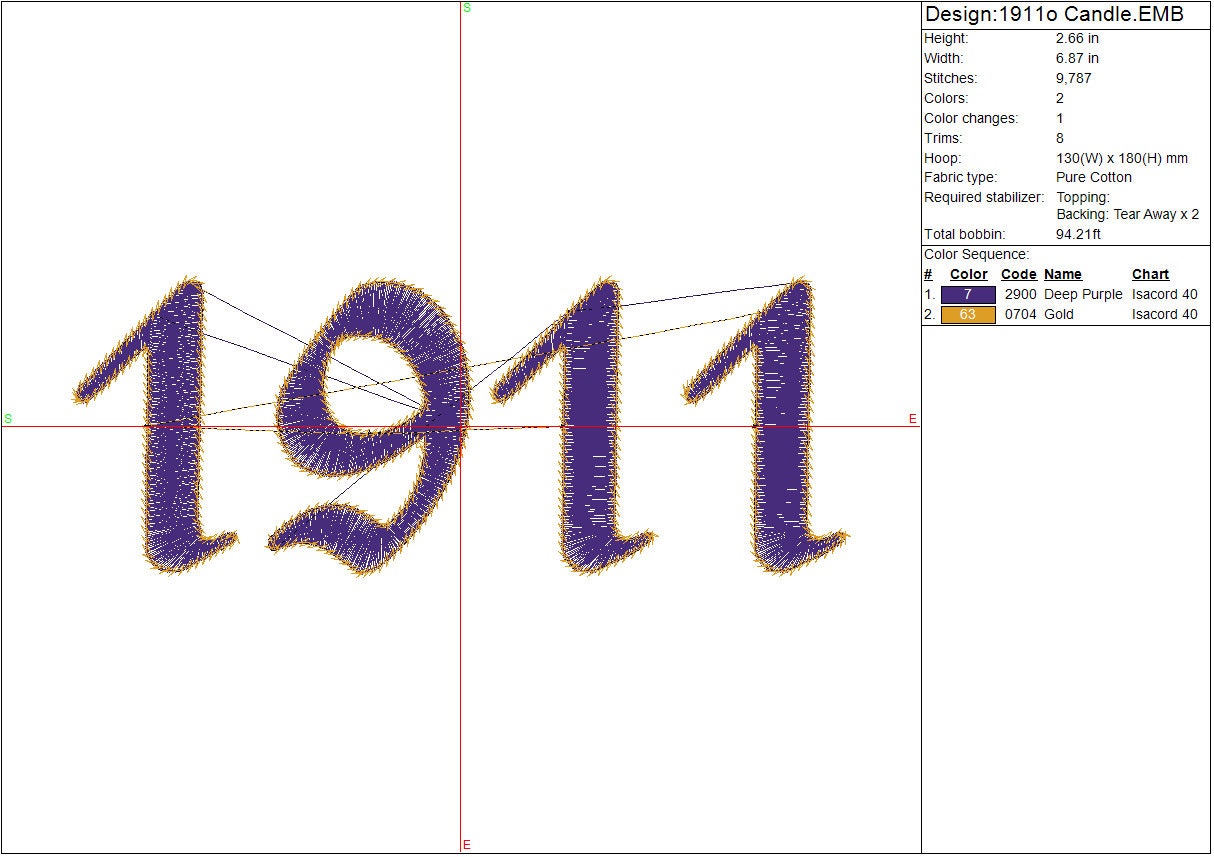 1911 machine embroidery, Omega Psi Phi Fraternity file design, Greek Digital File Instant Download, Candle Opera, 4in, 7in, 9in designs