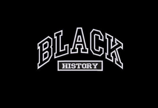 Black History College Applique Machine embroidery design, Black History Month, Juneteenth Digital File, Instant Download 7in and 10in