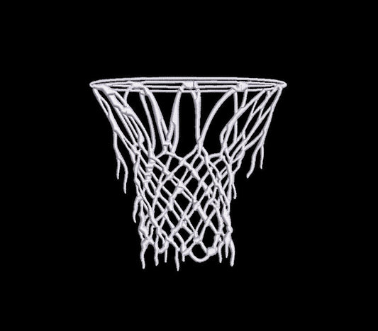 Basketball Net Machine Embroidery design, Sports Digital File, Instant Download 2 sizes